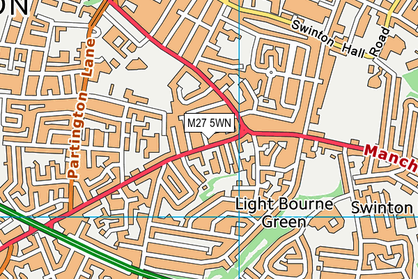 M27 5WN map - OS VectorMap District (Ordnance Survey) M27 5WN map - OS VectorMap District (Ordnance Survey)