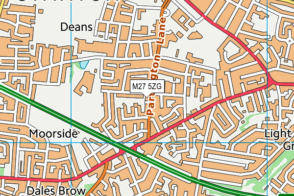 M27 5ZG map - OS VectorMap District (Ordnance Survey) M27 5ZG map - OS VectorMap District (Ordnance Survey)