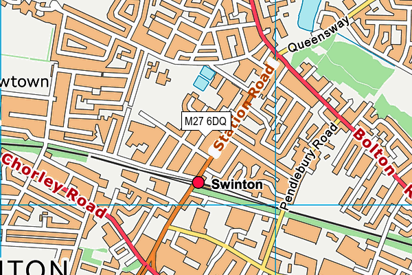 M27 6DQ map - OS VectorMap District (Ordnance Survey) M27 6DQ map - OS VectorMap District (Ordnance Survey)