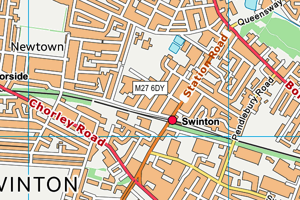 M27 6DY map - OS VectorMap District (Ordnance Survey) M27 6DY map - OS VectorMap District (Ordnance Survey)