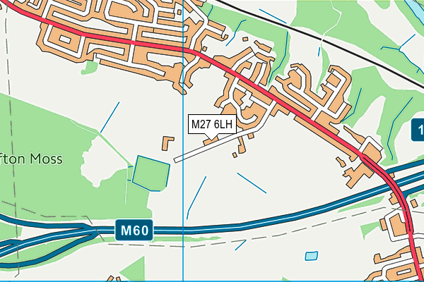 M27 6LH map - OS VectorMap District (Ordnance Survey) M27 6LH map - OS VectorMap District (Ordnance Survey)