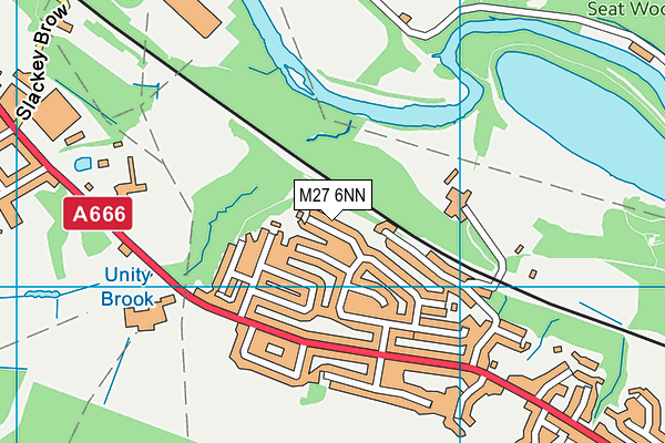 M27 6NN map - OS VectorMap District (Ordnance Survey) M27 6NN map - OS VectorMap District (Ordnance Survey)