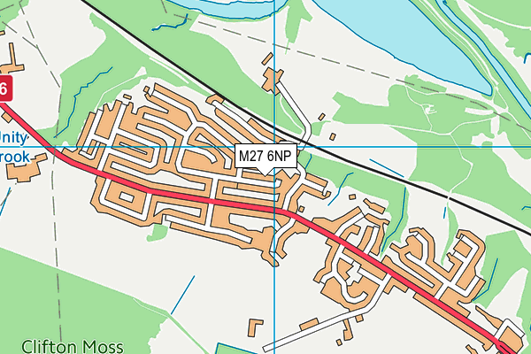 M27 6NP map - OS VectorMap District (Ordnance Survey) M27 6NP map - OS VectorMap District (Ordnance Survey)