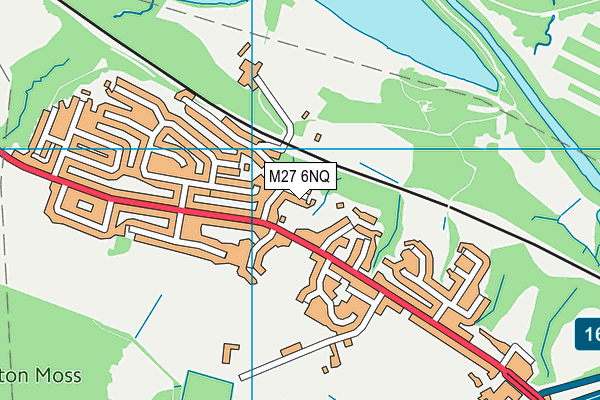 M27 6NQ map - OS VectorMap District (Ordnance Survey) M27 6NQ map - OS VectorMap District (Ordnance Survey)