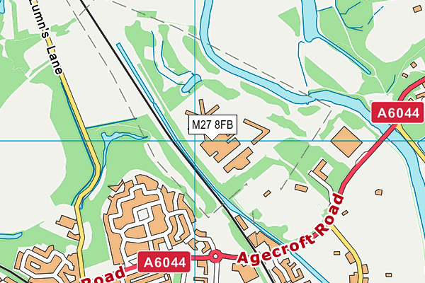 M27 8FB map - OS VectorMap District (Ordnance Survey) M27 8FB map - OS VectorMap District (Ordnance Survey)