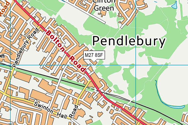 M27 8SF map - OS VectorMap District (Ordnance Survey) M27 8SF map - OS VectorMap District (Ordnance Survey)