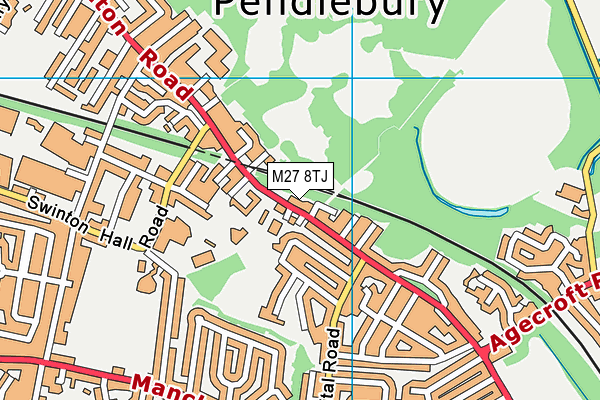 M27 8TJ map - OS VectorMap District (Ordnance Survey) M27 8TJ map - OS VectorMap District (Ordnance Survey)