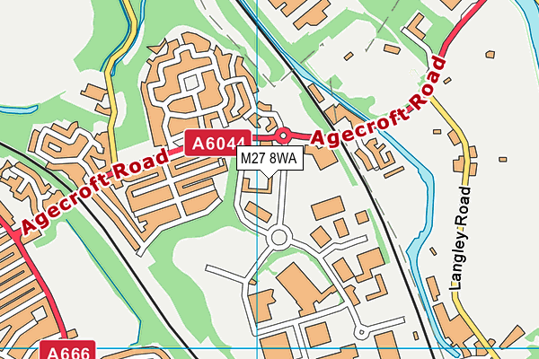 M27 8WA map - OS VectorMap District (Ordnance Survey) M27 8WA map - OS VectorMap District (Ordnance Survey)