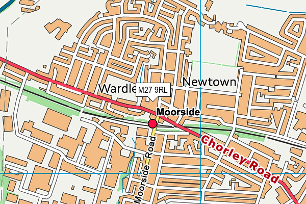 M27 9RL map - OS VectorMap District (Ordnance Survey) M27 9RL map - OS VectorMap District (Ordnance Survey)