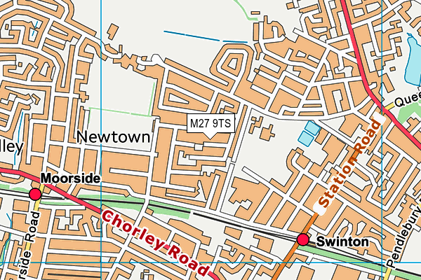 M27 9TS map - OS VectorMap District (Ordnance Survey) M27 9TS map - OS VectorMap District (Ordnance Survey)
