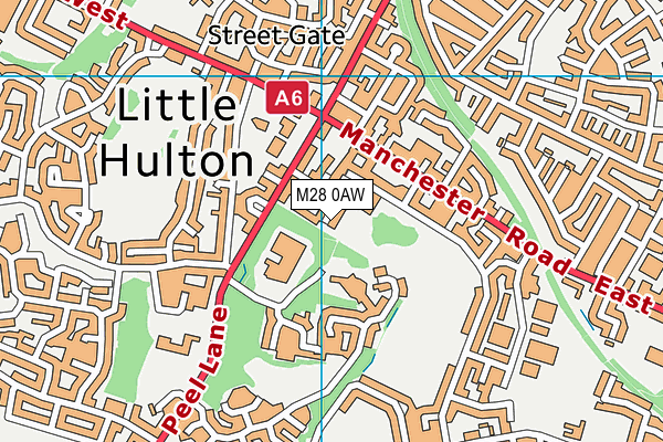 M28 0AW map - OS VectorMap District (Ordnance Survey) M28 0AW map - OS VectorMap District (Ordnance Survey)