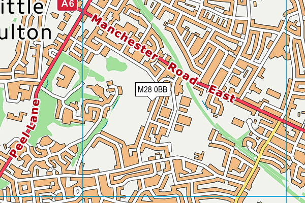 M28 0BB map - OS VectorMap District (Ordnance Survey) M28 0BB map - OS VectorMap District (Ordnance Survey)