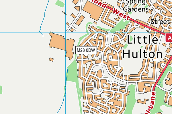 M28 0DW map - OS VectorMap District (Ordnance Survey) M28 0DW map - OS VectorMap District (Ordnance Survey)