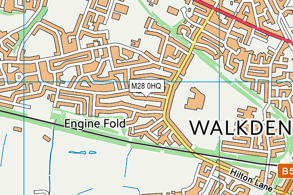 M28 0HQ map - OS VectorMap District (Ordnance Survey)