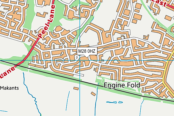 M28 0HZ map - OS VectorMap District (Ordnance Survey) M28 0HZ map - OS VectorMap District (Ordnance Survey)