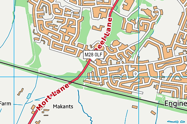 M28 0LF map - OS VectorMap District (Ordnance Survey) M28 0LF map - OS VectorMap District (Ordnance Survey)