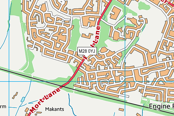 M28 0YJ map - OS VectorMap District (Ordnance Survey) M28 0YJ map - OS VectorMap District (Ordnance Survey)