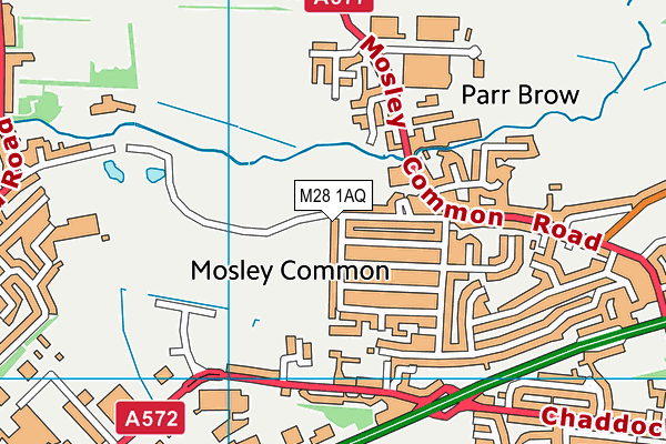 M28 1AQ map - OS VectorMap District (Ordnance Survey) M28 1AQ map - OS VectorMap District (Ordnance Survey)