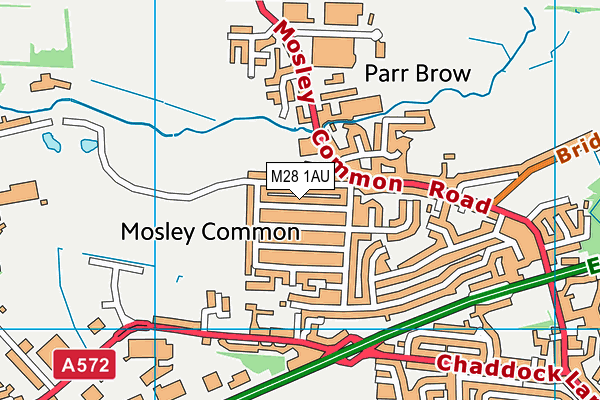 M28 1AU map - OS VectorMap District (Ordnance Survey)