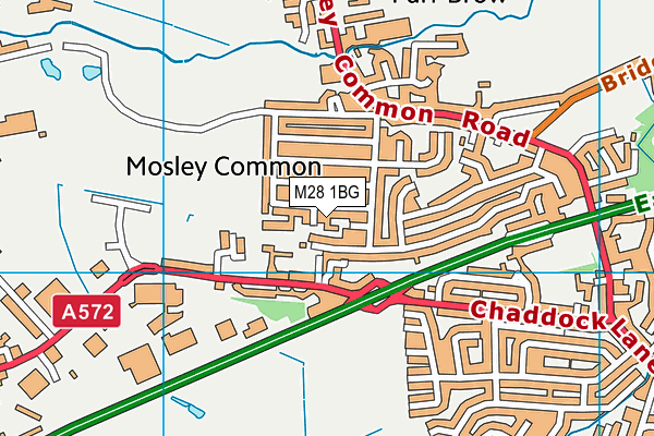 M28 1BG map - OS VectorMap District (Ordnance Survey) M28 1BG map - OS VectorMap District (Ordnance Survey)