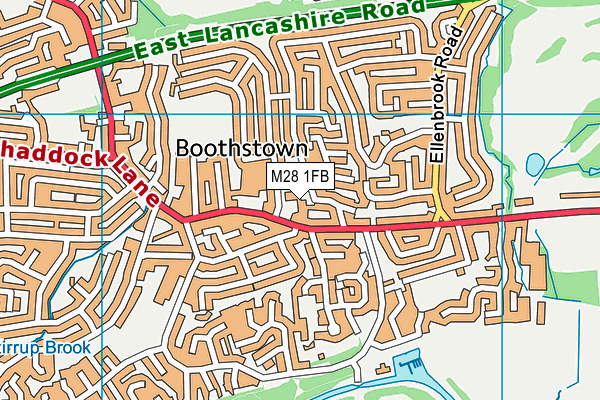 M28 1FB map - OS VectorMap District (Ordnance Survey) M28 1FB map - OS VectorMap District (Ordnance Survey)