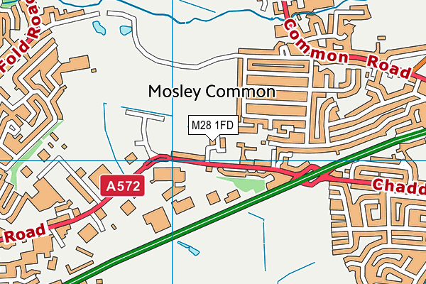 M28 1FD map - OS VectorMap District (Ordnance Survey) M28 1FD map - OS VectorMap District (Ordnance Survey)