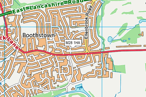M28 1HA map - OS VectorMap District (Ordnance Survey) M28 1HA map - OS VectorMap District (Ordnance Survey)