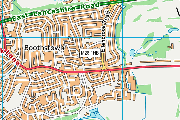 M28 1HB map - OS VectorMap District (Ordnance Survey) M28 1HB map - OS VectorMap District (Ordnance Survey)