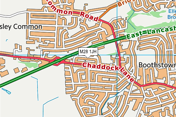 M28 1JH map - OS VectorMap District (Ordnance Survey) M28 1JH map - OS VectorMap District (Ordnance Survey)