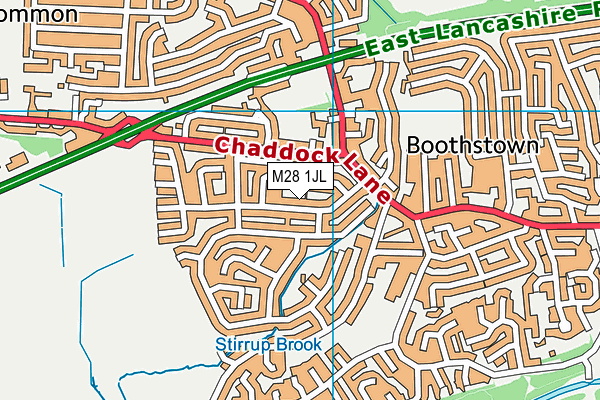 M28 1JL map - OS VectorMap District (Ordnance Survey) M28 1JL map - OS VectorMap District (Ordnance Survey)
