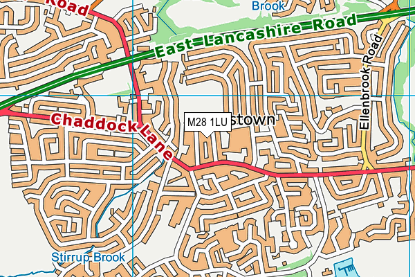 M28 1LU map - OS VectorMap District (Ordnance Survey) M28 1LU map - OS VectorMap District (Ordnance Survey)