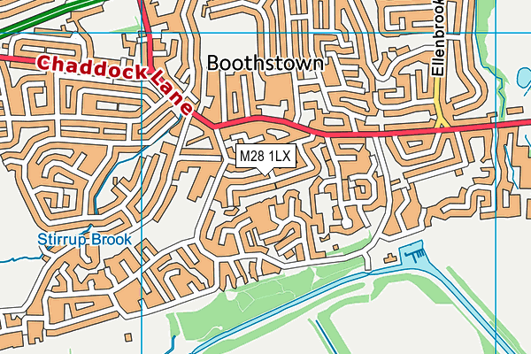 M28 1LX map - OS VectorMap District (Ordnance Survey) M28 1LX map - OS VectorMap District (Ordnance Survey)