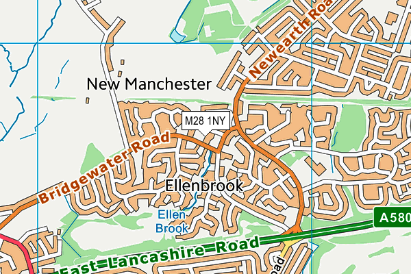 M28 1NY map - OS VectorMap District (Ordnance Survey) M28 1NY map - OS VectorMap District (Ordnance Survey)