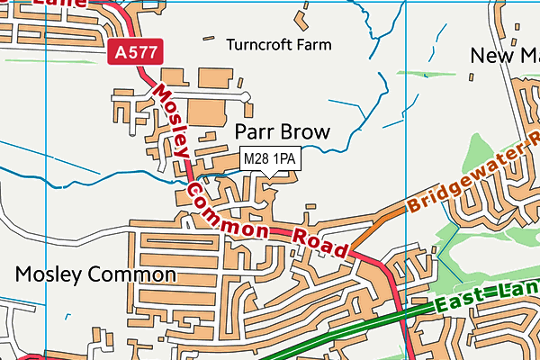 M28 1PA map - OS VectorMap District (Ordnance Survey) M28 1PA map - OS VectorMap District (Ordnance Survey)