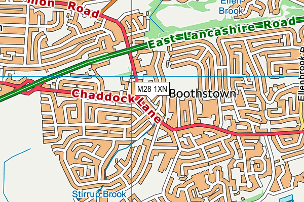 M28 1XN map - OS VectorMap District (Ordnance Survey) M28 1XN map - OS VectorMap District (Ordnance Survey)