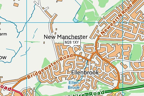 M28 1XY map - OS VectorMap District (Ordnance Survey) M28 1XY map - OS VectorMap District (Ordnance Survey)