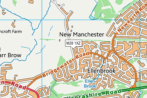 M28 1XZ map - OS VectorMap District (Ordnance Survey) M28 1XZ map - OS VectorMap District (Ordnance Survey)