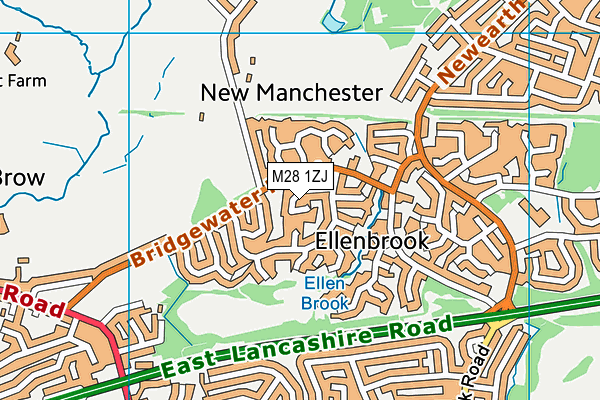 M28 1ZJ map - OS VectorMap District (Ordnance Survey) M28 1ZJ map - OS VectorMap District (Ordnance Survey)