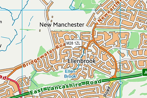 M28 1ZL map - OS VectorMap District (Ordnance Survey) M28 1ZL map - OS VectorMap District (Ordnance Survey)