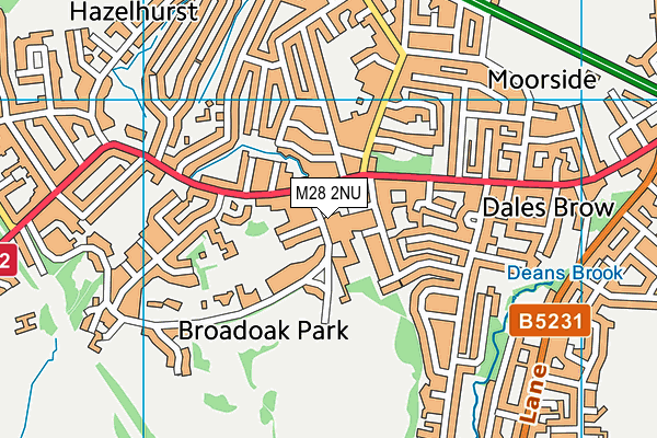 M28 2NU map - OS VectorMap District (Ordnance Survey) M28 2NU map - OS VectorMap District (Ordnance Survey)