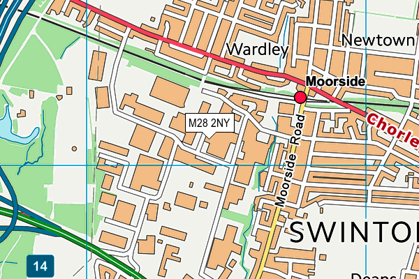 M28 2NY map - OS VectorMap District (Ordnance Survey) M28 2NY map - OS VectorMap District (Ordnance Survey)