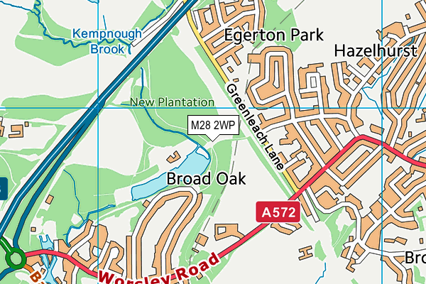 M28 2WP map - OS VectorMap District (Ordnance Survey) M28 2WP map - OS VectorMap District (Ordnance Survey)