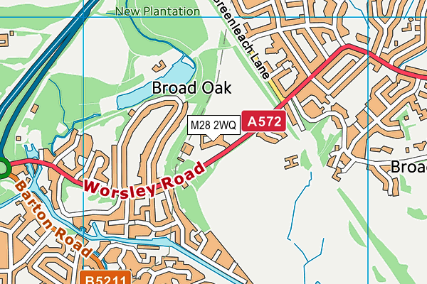 M28 2WQ map - OS VectorMap District (Ordnance Survey) M28 2WQ map - OS VectorMap District (Ordnance Survey)