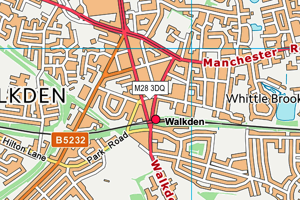 M28 3DQ map - OS VectorMap District (Ordnance Survey) M28 3DQ map - OS VectorMap District (Ordnance Survey)