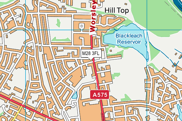 M28 3FL map - OS VectorMap District (Ordnance Survey) M28 3FL map - OS VectorMap District (Ordnance Survey)