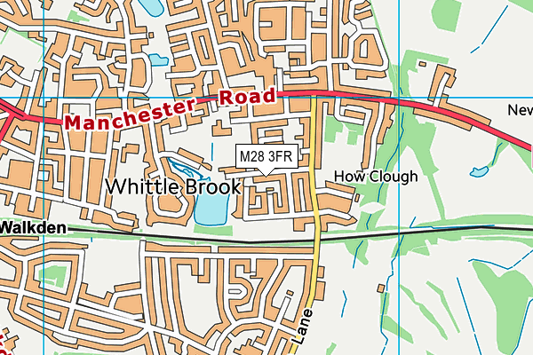 M28 3FR map - OS VectorMap District (Ordnance Survey) M28 3FR map - OS VectorMap District (Ordnance Survey)
