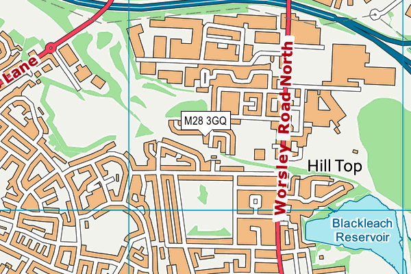 M28 3GQ map - OS VectorMap District (Ordnance Survey) M28 3GQ map - OS VectorMap District (Ordnance Survey)