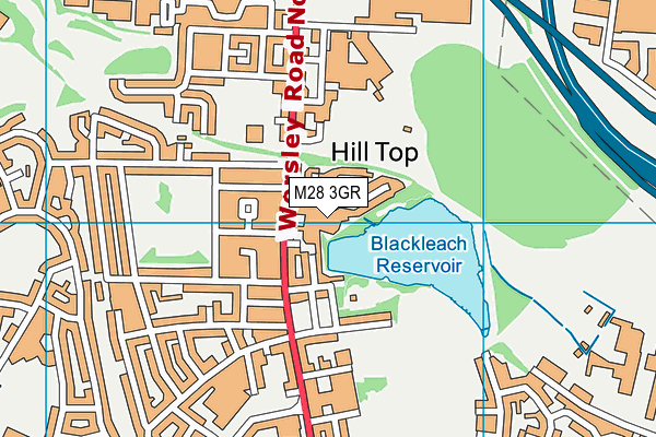 M28 3GR map - OS VectorMap District (Ordnance Survey) M28 3GR map - OS VectorMap District (Ordnance Survey)