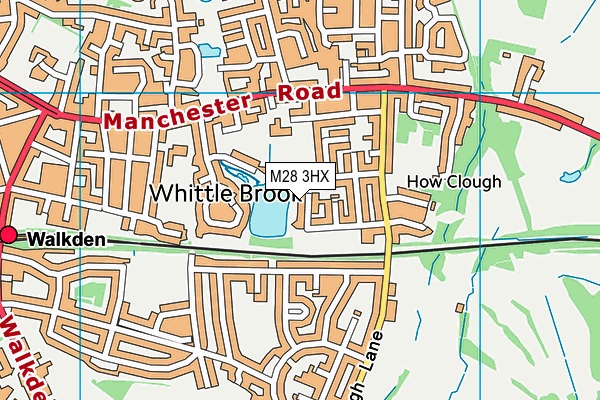 M28 3HX map - OS VectorMap District (Ordnance Survey) M28 3HX map - OS VectorMap District (Ordnance Survey)