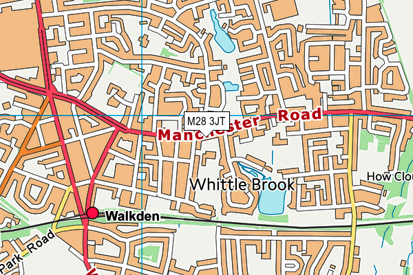 M28 3JT map - OS VectorMap District (Ordnance Survey) M28 3JT map - OS VectorMap District (Ordnance Survey)
